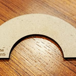 Support de loisir créatif – forme arc en MDF