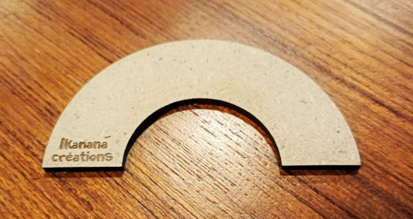 Support de loisir créatif – forme arc en MDF – Image 2