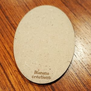 Support de loisir créatif – forme ovale en MDF