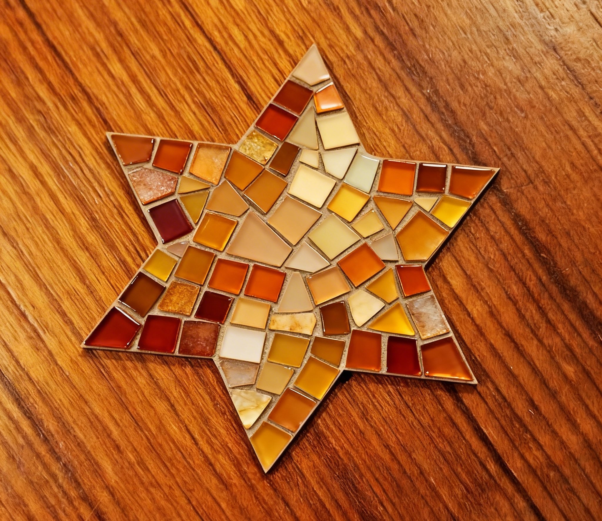 Support de loisir créatif – forme étoile à 6 branches en MDF – Image 3