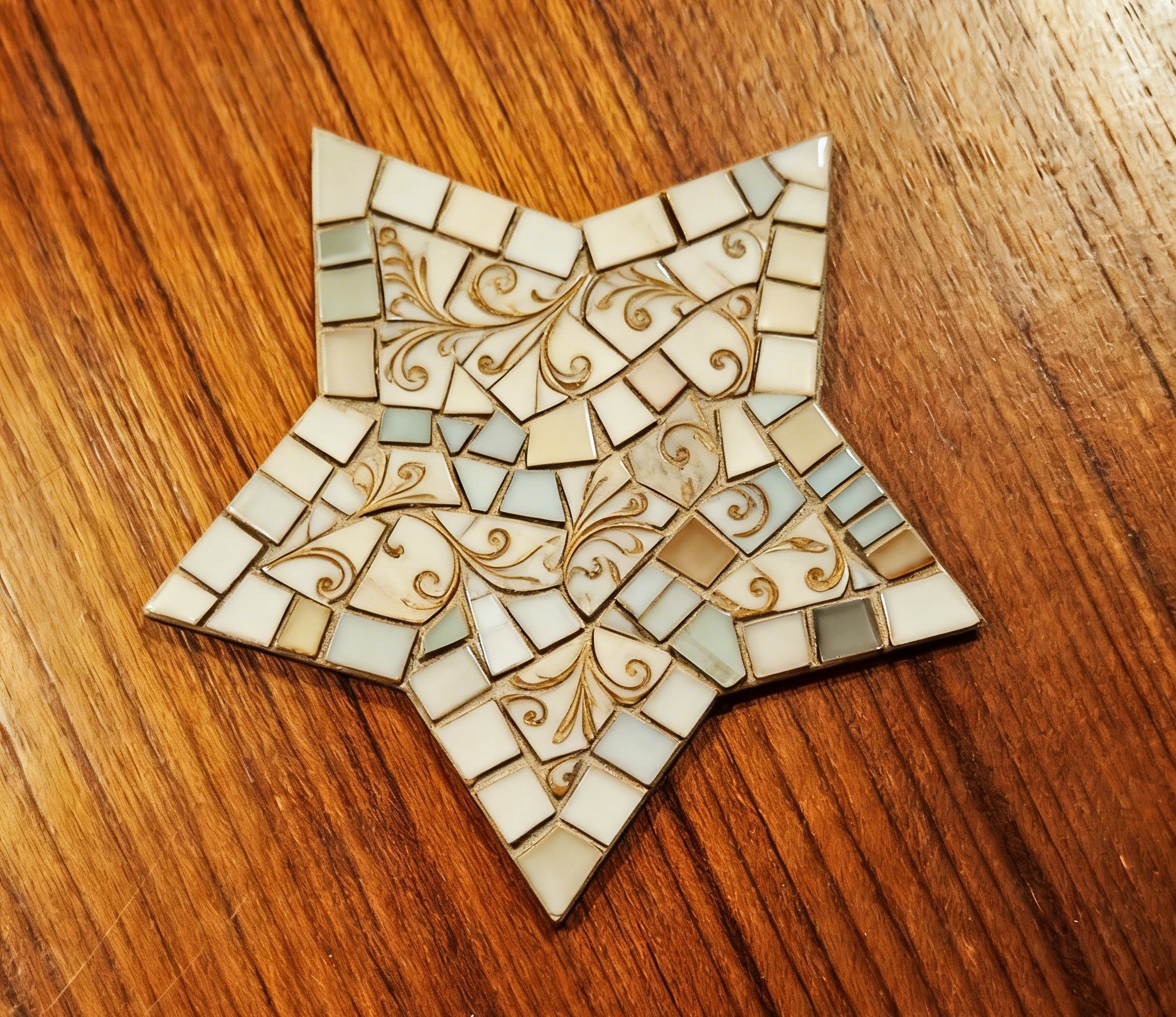 Support de loisir créatif – forme étoile à 5 branches en MDF – Image 3