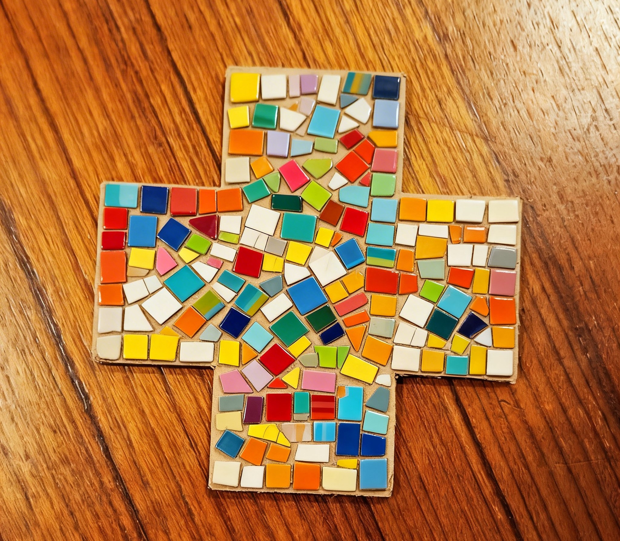 Support de loisir créatif – forme croix en MDF – Image 3