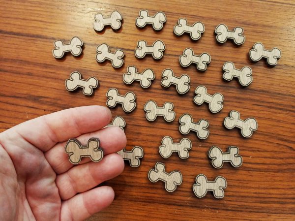 Lot de 25 pions de 2 cm forme os – Image 2