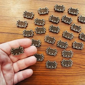 Lot de 25 pions de 2 cm forme araignée noire