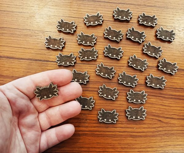 Lot de 25 pions de 2 cm forme araignée noire – Image 2
