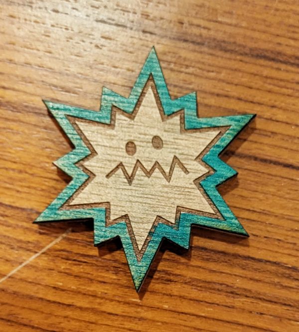 Lot de 9 magnets 5 cm pour frigo - thème la météo – Image 8