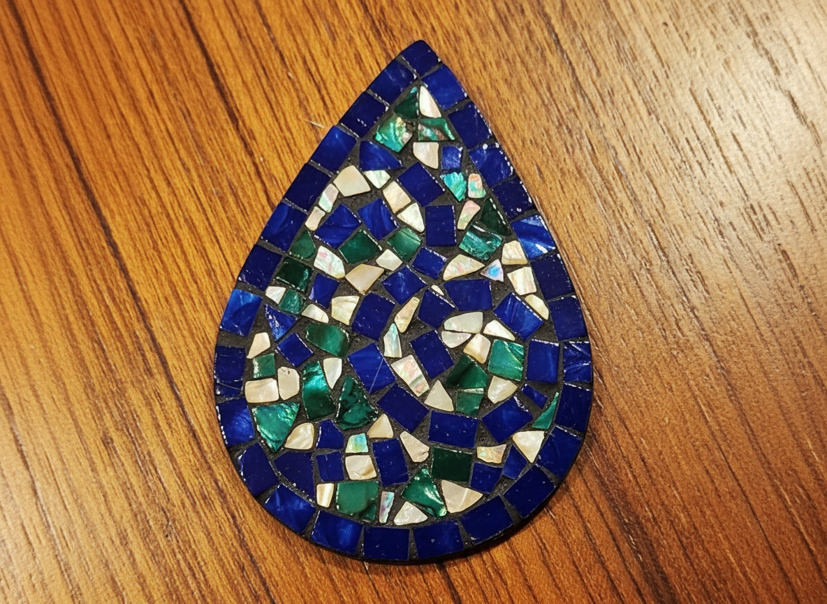 Support de loisir créatif – forme goutte d'eau en MDF – Image 3