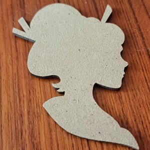 Support de loisir créatif – monde oriental – Portrait Geisha