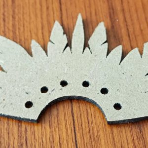 Support de loisir créatif – monde Maya – Couronne en plumes