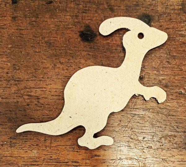 Support de loisir créatif – petit dinosaure - Parasaurolophus