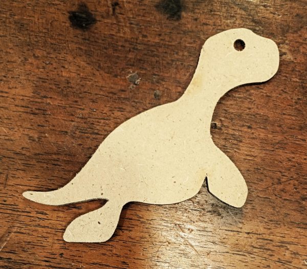 Support de loisir créatif – petit dinosaure - Plésiosaure