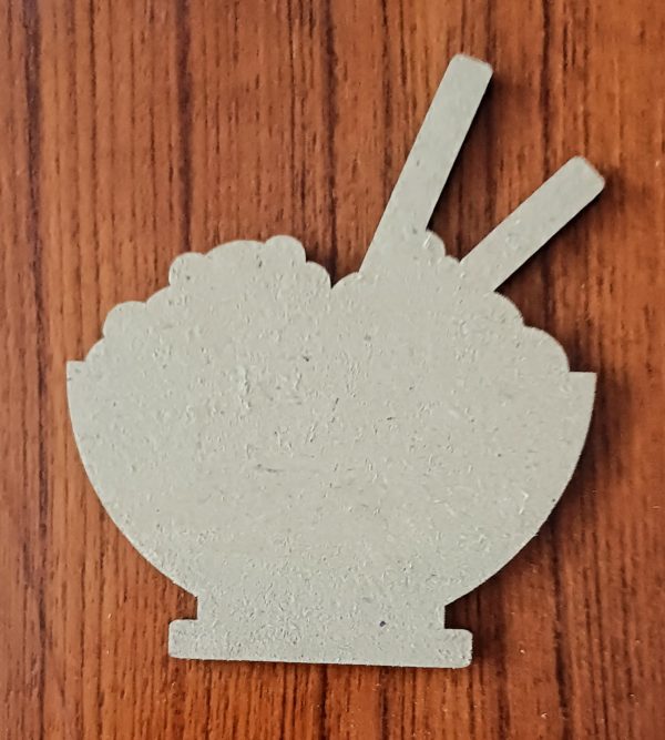 Support de loisir créatif – monde oriental - Bol de riz