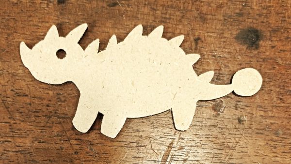 Support de loisir créatif – petit dinosaure - Stégosaure