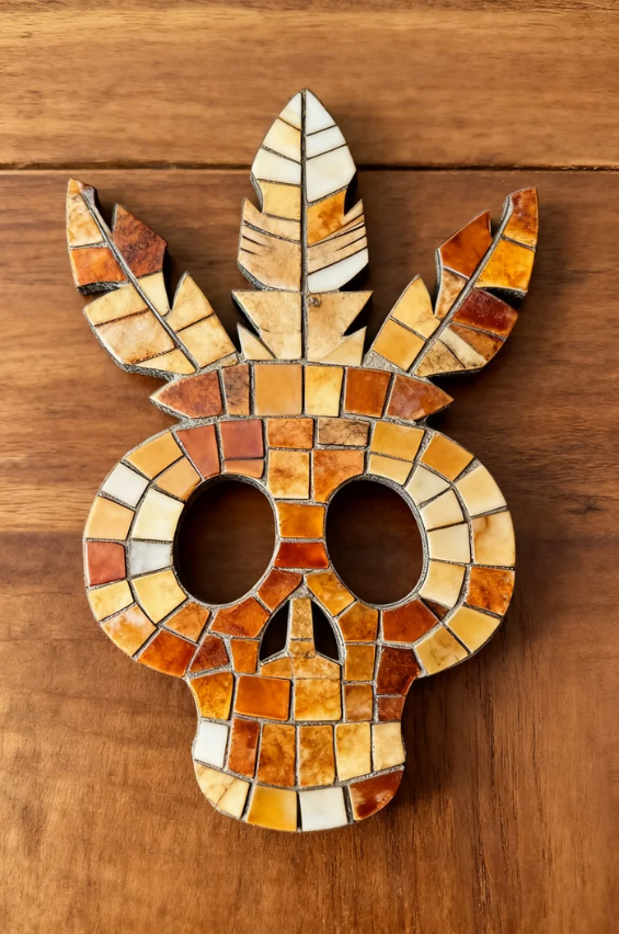 Support de loisir créatif – monde Maya - Crâne maya – Image 3