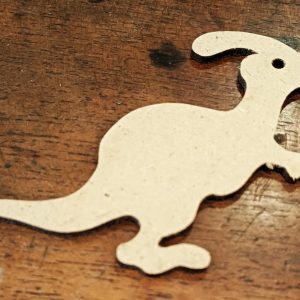 Support de loisir créatif – petit dinosaure – Parasaurolophus