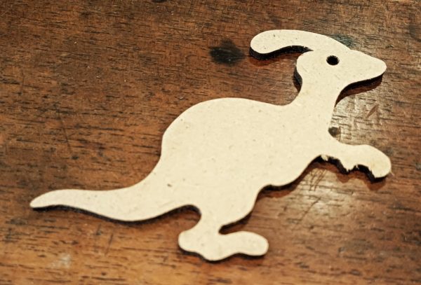 Support de loisir créatif – petit dinosaure - Parasaurolophus – Image 2
