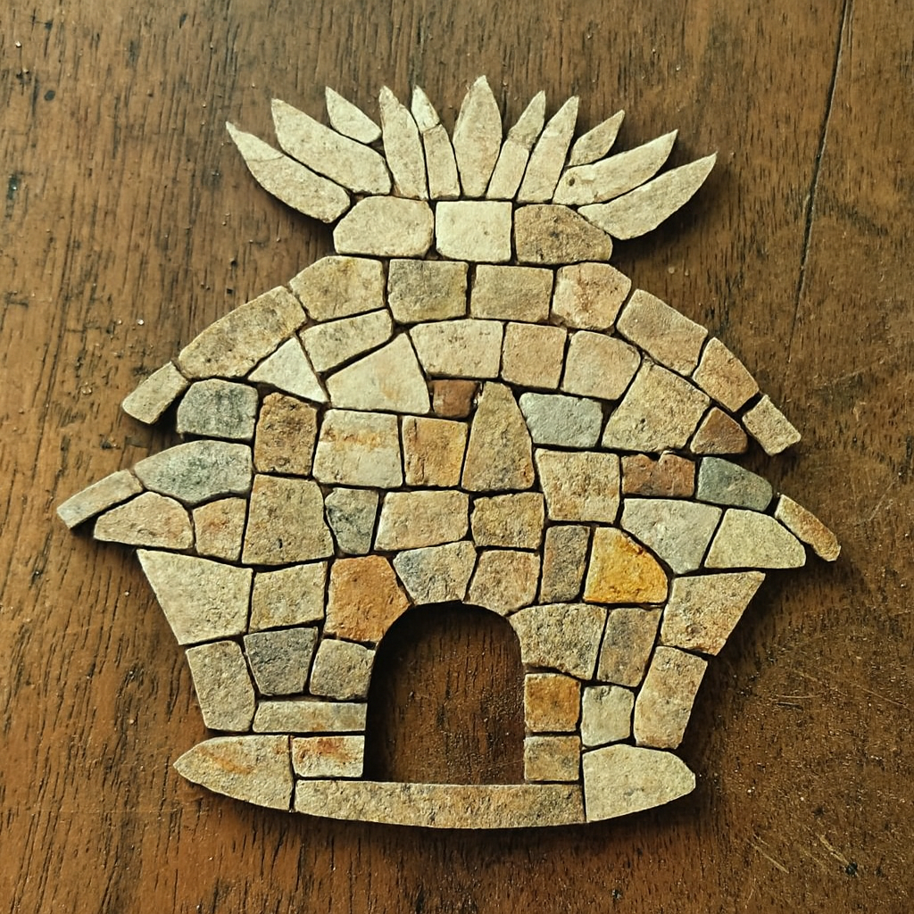 Support de loisir créatif – monde Maya - Maison maya – Image 3