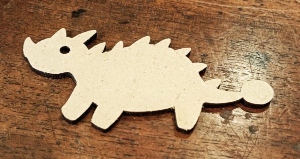 Support de loisir créatif – petit dinosaure - Stégosaure – Image 2