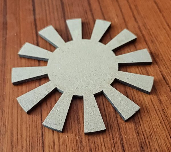 Support de loisir créatif – monde oriental - Soleil japonais