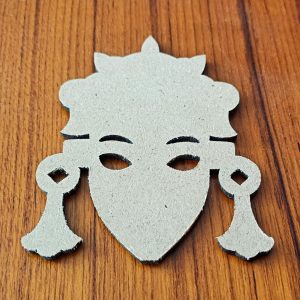 Support de loisir créatif – masques du monde – Maya