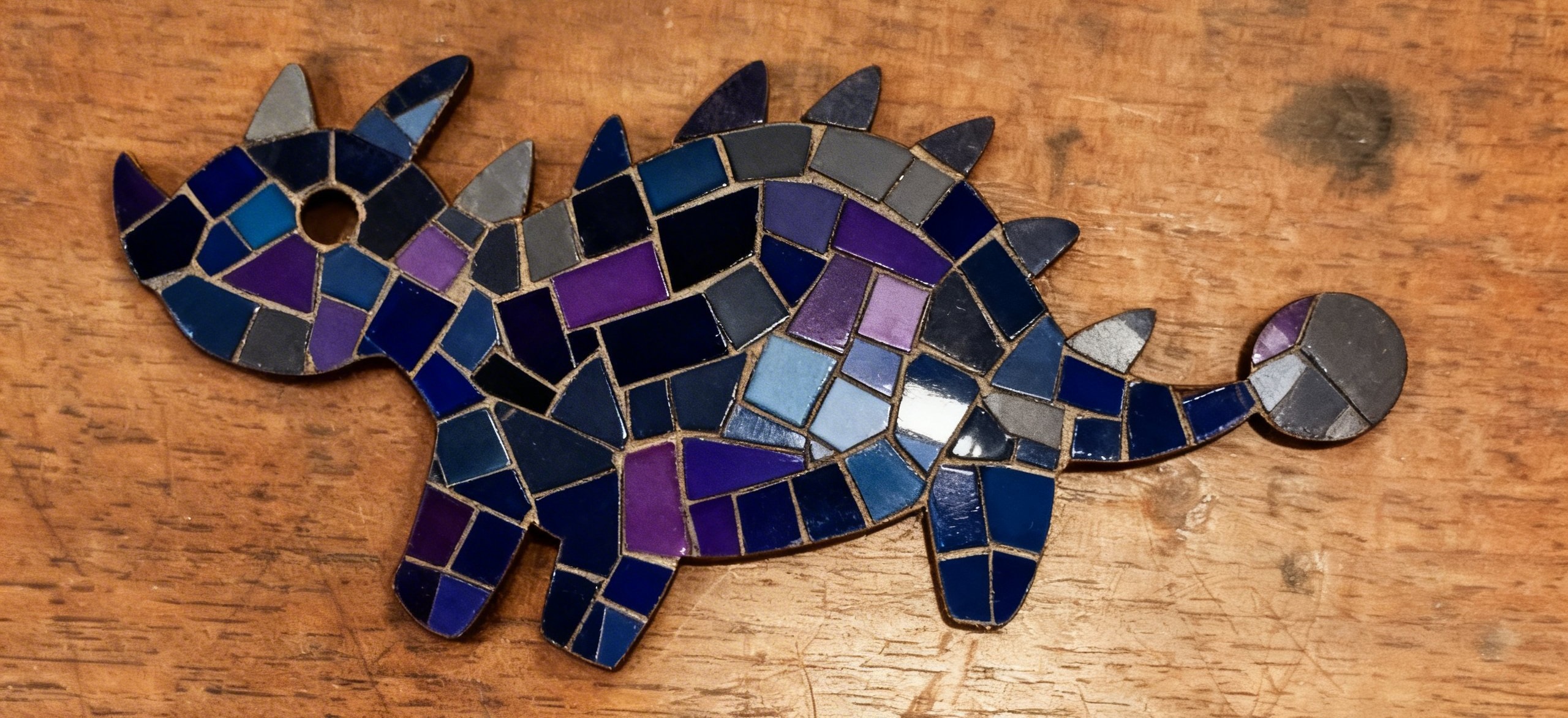 Support de loisir créatif – petit dinosaure - Stégosaure – Image 3