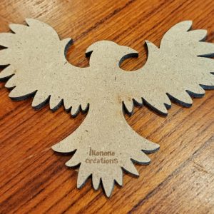 Support de loisir créatif – animaux – Aigle