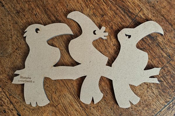 Support de loisir créatif - animaux – 3 toucans