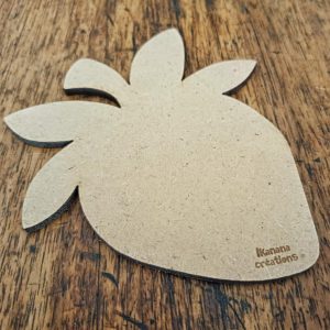 Support de loisir créatif – fruits et légumes – Fraise