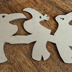 Support de loisir créatif – animaux – 3 toucans