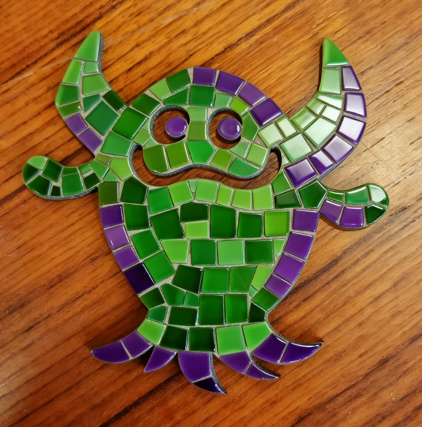 Support de loisir créatif – petis monstres - Polpol la peluche – Image 3