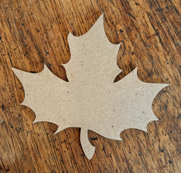 Support de loisir créatif – monde forêt - Feuille d'érable