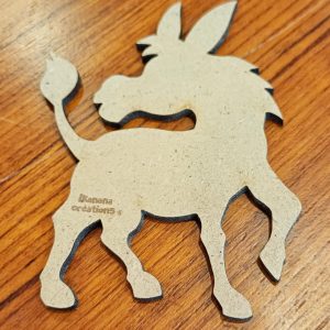 Support de loisir créatif – animaux – Âne