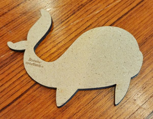 Support de loisir créatif – animaux - Baleine – Image 2
