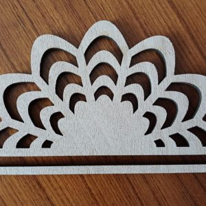 Demi-cercle en bois 15 cm pour macramé