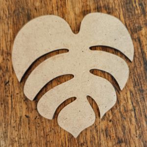 Support de loisir créatif – monde forêt – Feuille de monstera