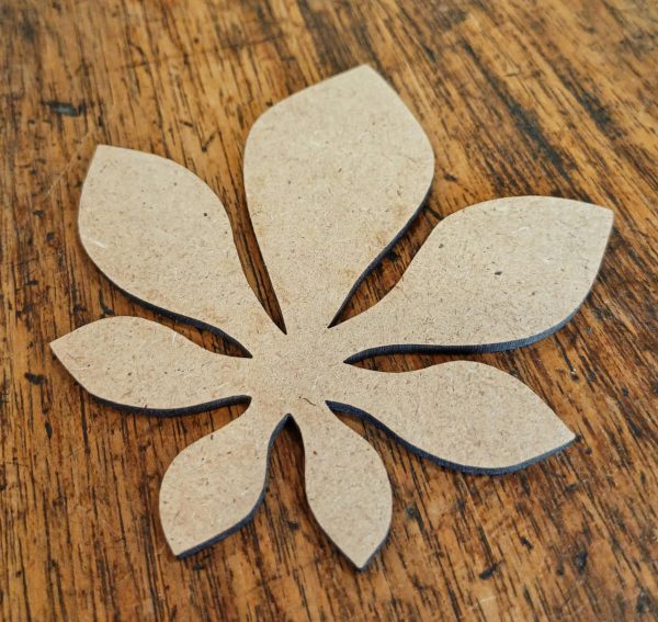 Support de loisir créatif – monde forêt - Feuille de marronnier – Image 2
