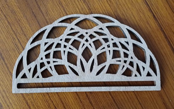 Demi-cercle en bois 15 cm pour macramé – Image 6