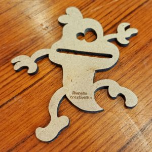 Support de loisir créatif – petis monstres – Veri le lezard