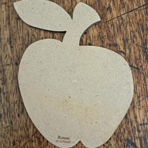 Support de loisir créatif – fruits et légumes – Pomme