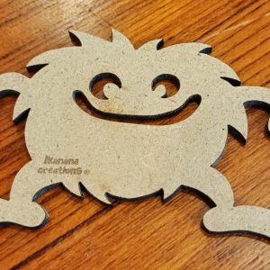 Support de loisir créatif – petis monstres – Pilou pompon