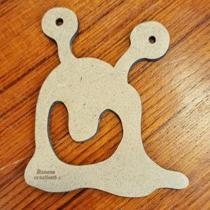 Support de loisir créatif – petis monstres – Gluo le baveux