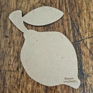 Support de loisir créatif – fruits et légumes – Citron