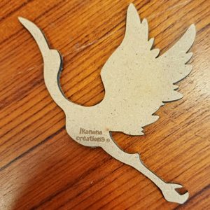 Support de loisir créatif – animaux – Flamant rose