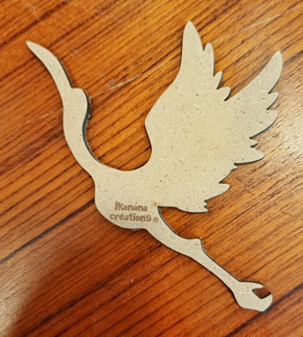 Support de loisir créatif – animaux - Flamant rose