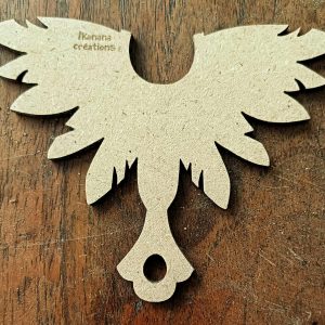 Support de loisir créatif – monde Maya – Collier de plumes