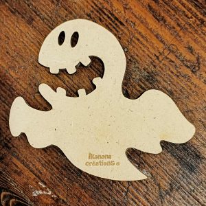 Support de loisir créatif – halloween – Fantome souriant