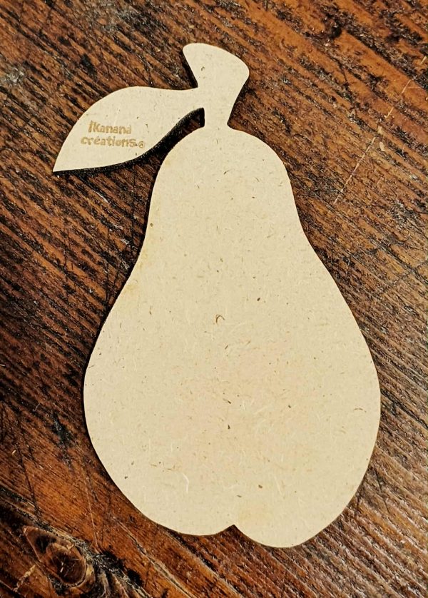 Support de loisir créatif – fruits et légumes - Poire