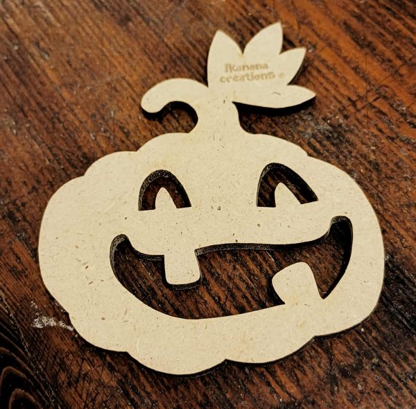 Support de loisir créatif – halloween - Citrouille heureuse – Image 2