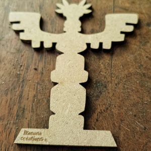 Support de loisir créatif – monde Maya – Totem