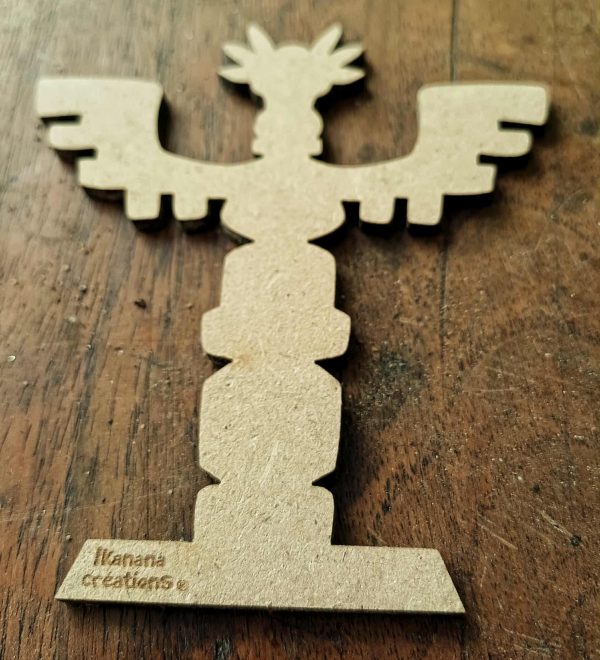 Support de loisir créatif – monde Maya - Totem – Image 2